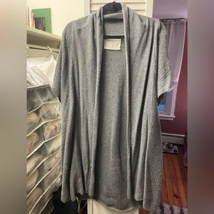 NWOT LOFT Lounge Knit High Neck Cloak Sleeve Sweater
